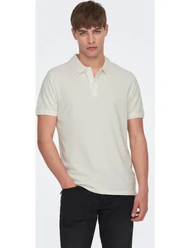 Only & Sons - Polo piquet de hombre Slim fit 100% algodón - Only & Sons - FashionsVida