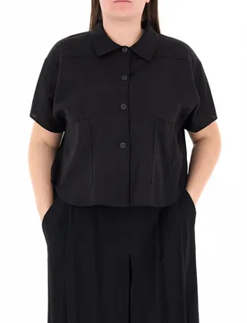 Camicia maniche corte NERO S - JURERE - FashionsVida