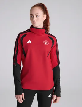 Manchester United Womens 26/27 Training Tiro Authentic Warm Top Red 2XL - Adidas - FashionsVida