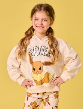 Felpa con stampa Pokémon - beige