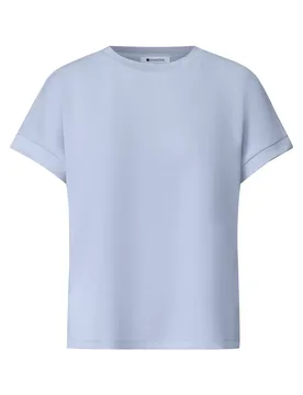 Silk look shirt w.shiny collar female - 36 - FashionsVida
