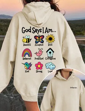 Pieza Sudadera informal estampada para niñas preadolescentes, forrada térmicamente, de manga larga, para otoño/invierno - Sudadera divertida y colo - Shein - FashionsVida