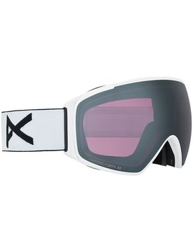 Ski /Snowboard Maske M4S Toric White Perceive Sun Onyx aus Wolle Weiß
