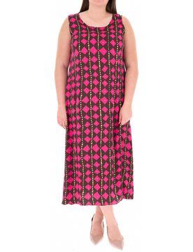 Abito in viscosa FUCSIA 19