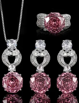 Jewelry Gold-Plated Millennial Cut Dried Rose Round Vintage Set Main 12*12 - Aliexpress - FashionsVida