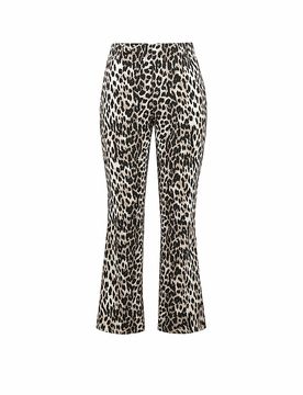Hose 7/8 Flared Fit beige 42 damen