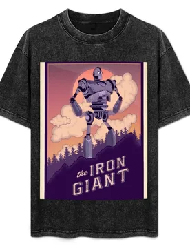 The Iron Giant T-Shirt Retro Graphic Print T-Shirt - Aliexpress - FashionsVida