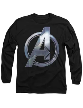 Unisex Black Panther: Wakanda Forever Wakanda Avenger Long Sleeve T-Shirt, Black Size: Large - Black - Size: L - Marvel - FashionsVida