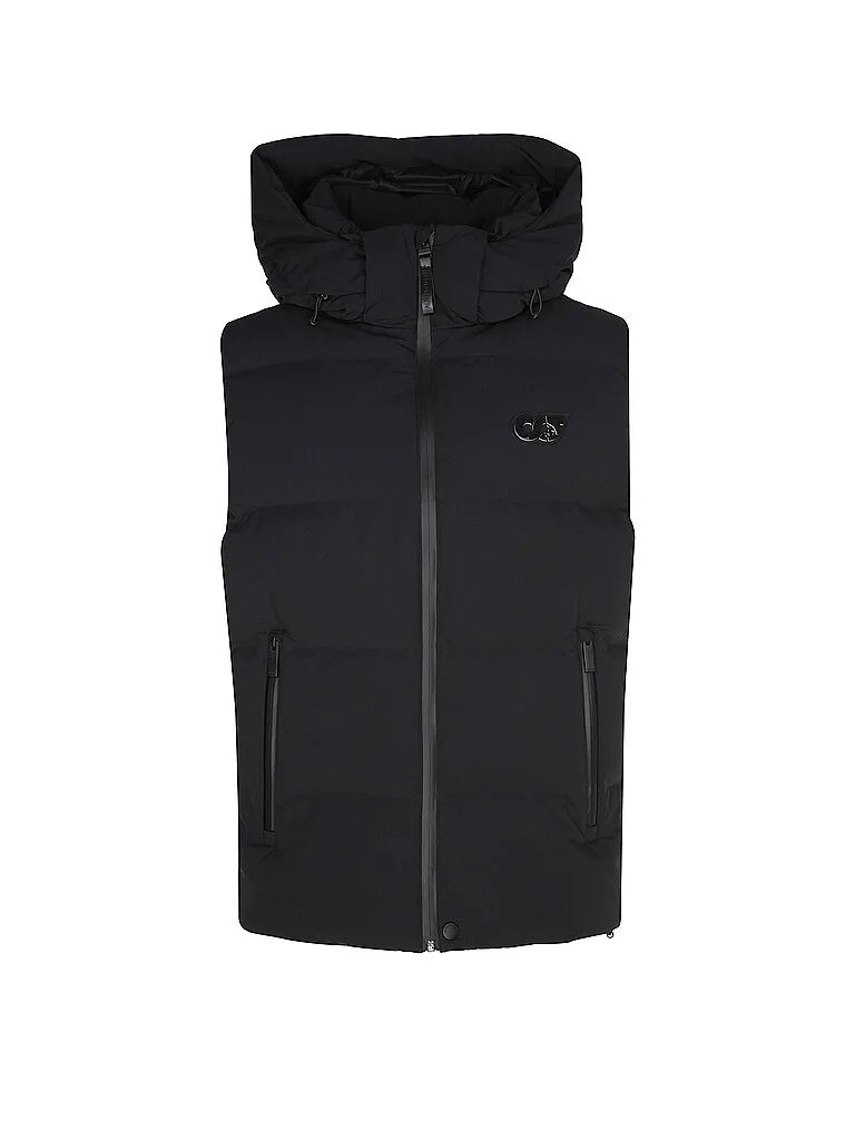 Gilet matelassé en duvet OCOAV noir S - AlphaTauri - FashionsVida