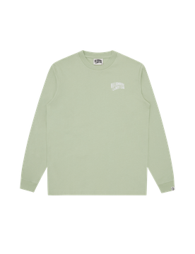 Small Arch Logo L/S T-Shirt - Pistachio