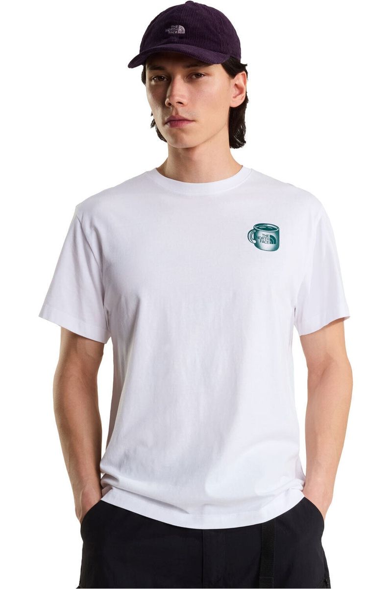 Basecamp barista camiseta manga corta hombre Blanco (S)