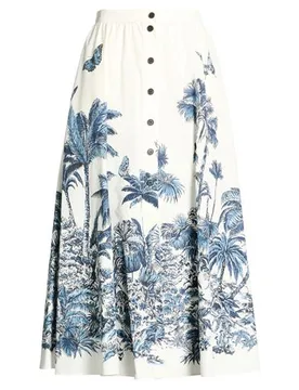 Falda midi Mujer Hueso 36 Mujer - Christian Dior - FashionsVida