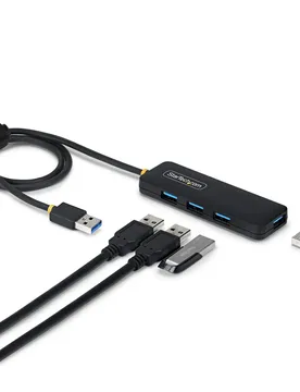 Hub Usb-a 4-port 5gbps Black One Size unisex