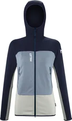 Technisches Fleece aus Polartec® Fusion Grid Hoodie W Foggy Dew Saphir für Damen Größe L Weiß