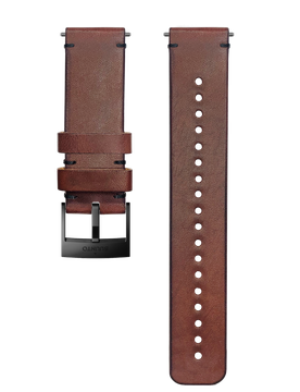 Cinturino in pelle Suunto da 24 mm Urban 2 Brown Black misura M