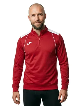 Championship Vii Half Zip Sweatshirt Red / White M - Joma - FashionsVida