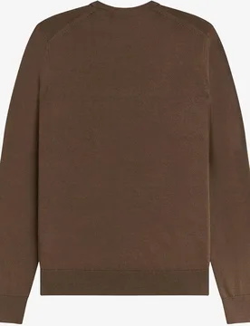Jersey de hombre manga larga con cuello redondo - Fred Perry - FashionsVida