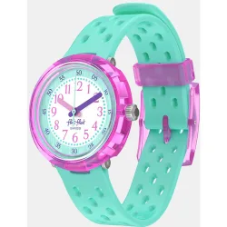 Reloj unisex Bubbly Hours FCNP003 Bio de PET verde