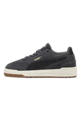 Sneakers grigio scuro in tessuto scamosciato con suola beige Shuffle Downtown SD 45