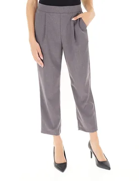 Pantalone straight leg GRIGIO M - Dixie - FashionsVida
