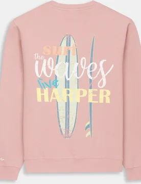 Harper & Neyer - Sudadera sin capucha de hombre con dibujo frontal - Harper & Neyer - FashionsVida