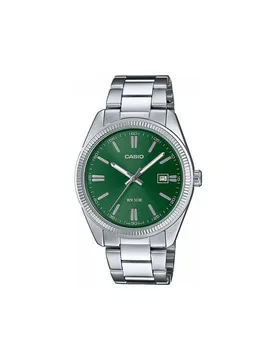 Unisex MTP-1302PD-3AVEF Collection 39mm Quartz Watch in Silver - Silver - Size: One Size - Casio - FashionsVida