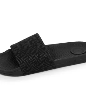 Mules claquettes EVERYWEAR Noir logo noir logo 44 - Isotoner - FashionsVida