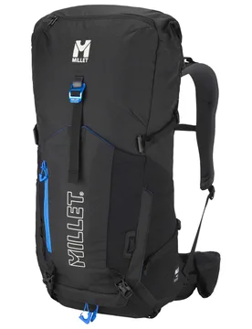 Sac à dos de randonnée - Ubic 35 E-Black en Matières Recyclées - Noir - Millet - FashionsVida