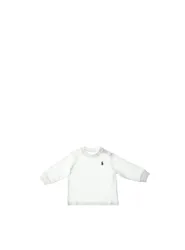 T-shirt maniche lunghe POLO BOYS BIANCO 24M
