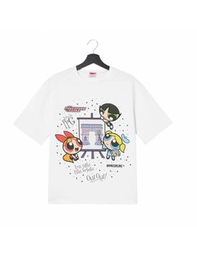 Accessori POWERPUFF GIRLS Maglietta Bianco - PPGTOP02-LG