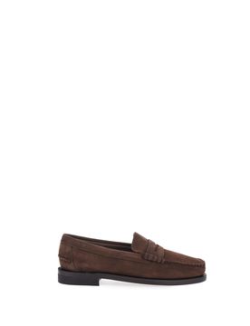 Mocassini in pelle MARRONE 7