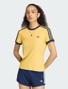 T-SHIRT HEATHER 3S CALI M Warm Vanilla / Bold Gold / Night Indigo