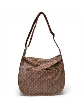 Borsa Crossbody Satchel Softy Donna Chestnut in Tessuto Softy