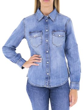 Camicia in jeans BLU CHIARO L