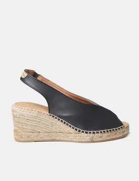 Alpargata de cuña para mujer estilo peep toe - Toni Pons - FashionsVida