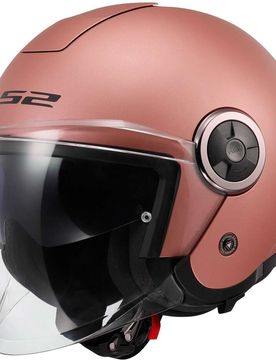 Casco Moto Jet OF620 CLASSY SOLID Rosa Opaco taglia XS