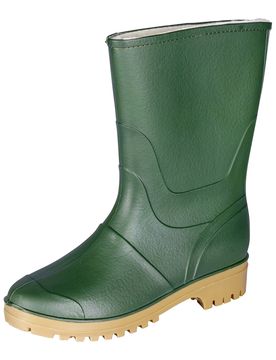 Thermo-Gummistiefel 46 gruen beige