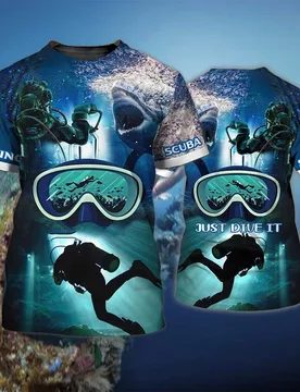 Ocean Explore SCUBA Diving Tracksuits Fashion 3D Dive Graphic T Shirt For Men Extreme Sports Short Sleeve Unisex Tops Tee Shirts - Aliexpress - FashionsVida