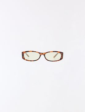 Lunettes Écaille Filtre Lumière Bleue Marron