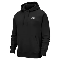 Unisex Adult Sportswear Club Hoodie (Black/white) - Size 2xl