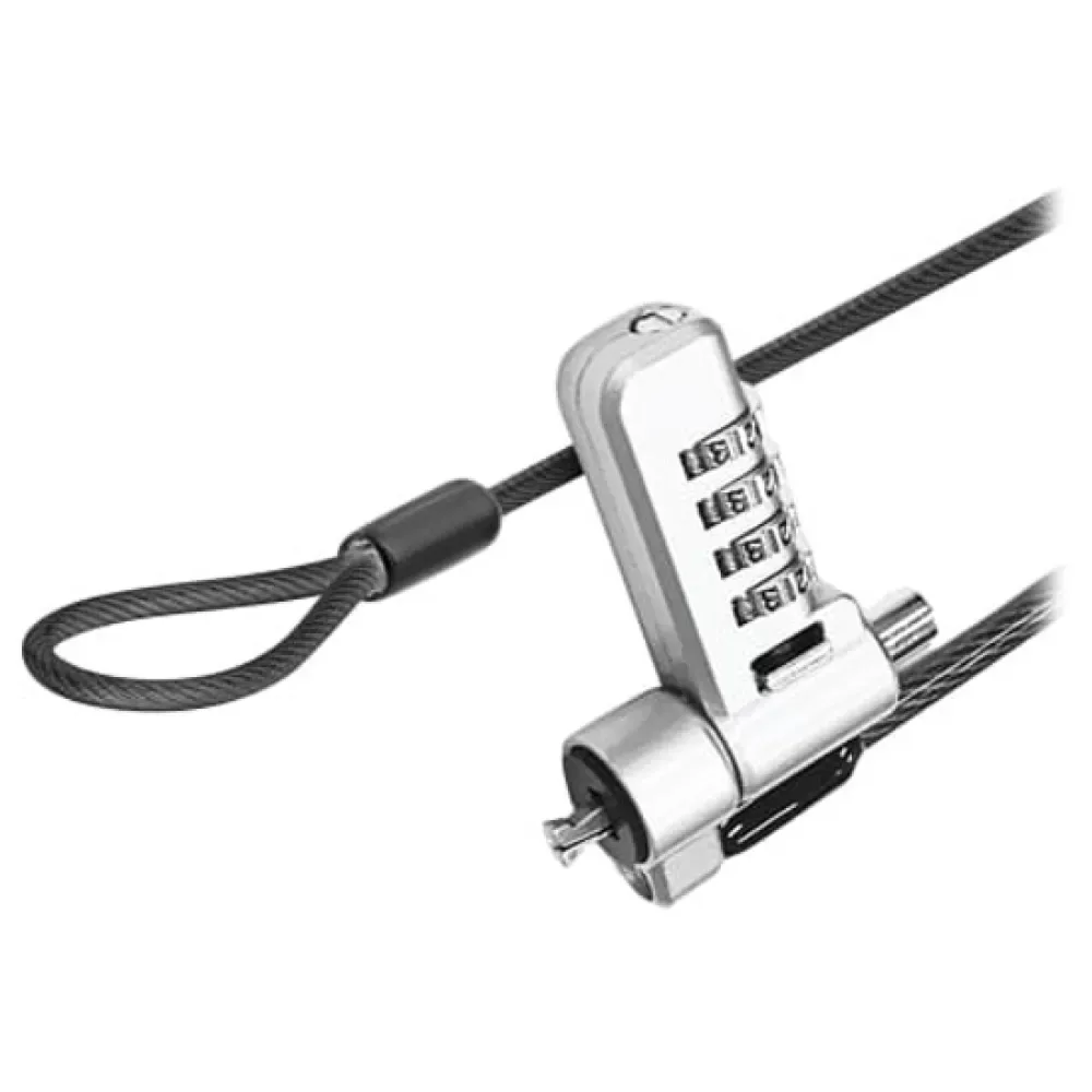 Tnb Câble De Sécurité Pour Ordinateur Portable Code Nano & Wedge Silver / Black One Size unisex - 'T''nB' - FashionsVida