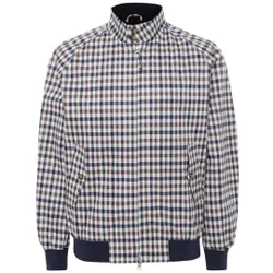 Mens Active Archival Club Check Jacket - Beige Cotton - Size 2xl