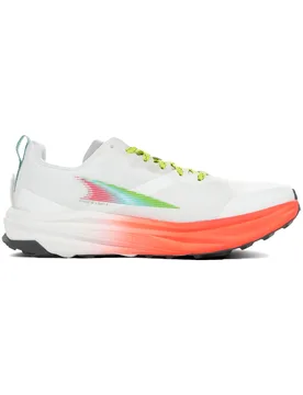 Chaussures de trail - M Mont Blanc Speed White/Fry Coral/Vapor Blue - Taille 44 - Altra - FashionsVida
