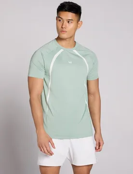 Camiseta Tempo con paneles para hombre de MP - Eucalipto - XS - MyProtein - FashionsVida