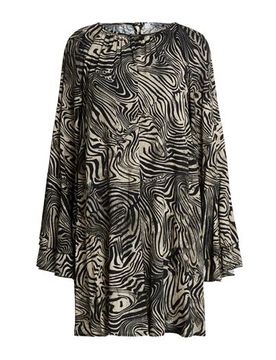 Mini-Kleid Damen Grau M Damen