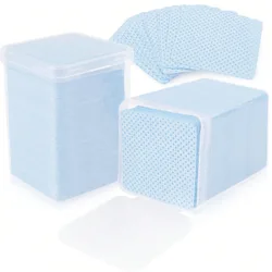 Piezas Toallitas limpiadoras de uñas - Almohadillas quitaesmalte profesionales sin pelusa, Tejidos limpiadores de gel UV, Herramienta de preparación