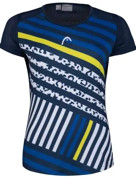 Sammy Short Sleeve T-shirt Dark Blue / Print 164 cm - Head Racket - FashionsVida
