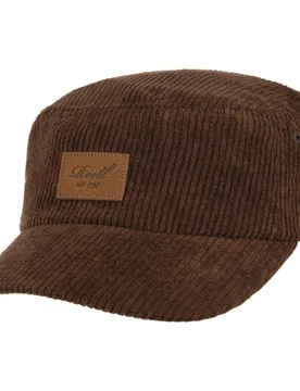 Caval Corduroy Army Cap by - brown - Size: One Size - Reell - FashionsVida