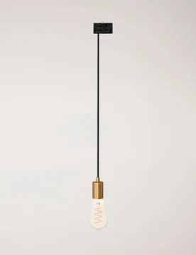 Cables Lampe Suspendue Sans Ampoule Satin Metal Track Stucchi Satin Brass One Size - Creative - FashionsVida