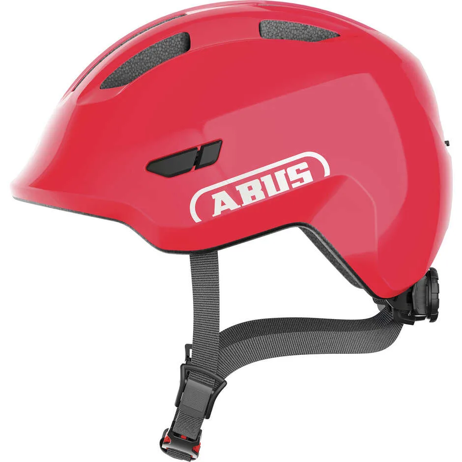 Casco Bici Bambino SMILEY 3.0 Shiny Red taglia M - ABUS - FashionsVida